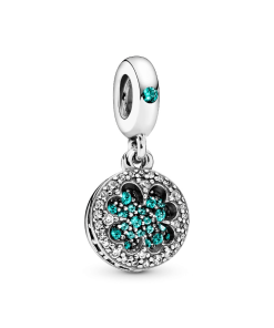 Lucky Four Leaf Clover Dangle Charm