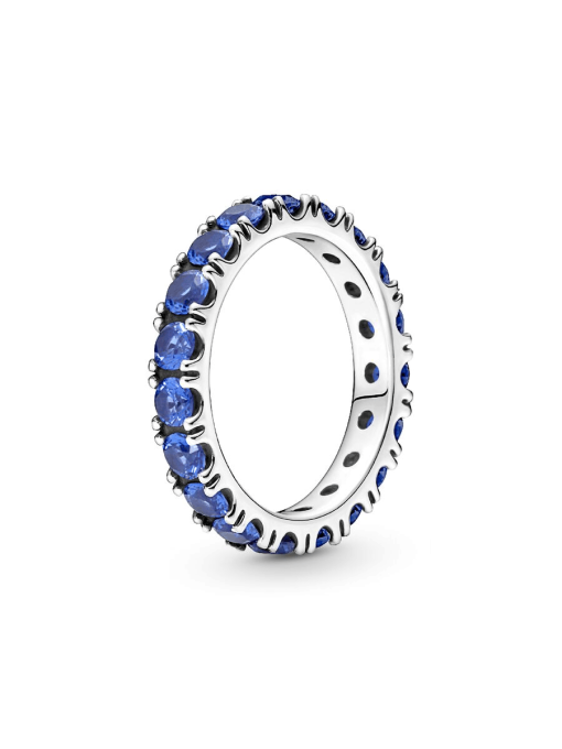 Sparkling Row Eternity Ring