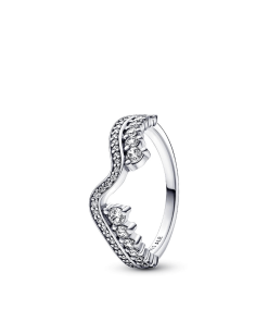 FINAL SALE - Sparkling Asymmetric Wave Ring