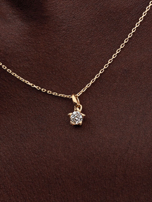 Pandora Talisman 14k Gold Lab-grown Diamond Star Pendant - Image 2