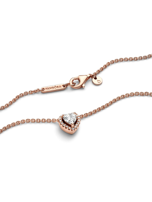 Sparkling Heart Collier Necklace - Image 5