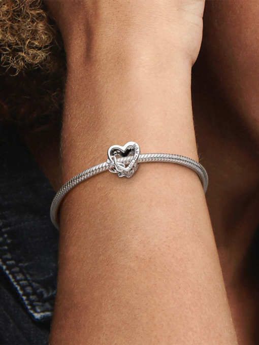 Love You Mom Infinity Heart Charm - Image 2