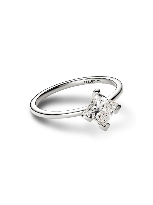 Pandora Nova 14k White Gold Lab-grown Diamond Ring - Image 4