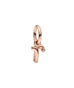FINAL SALE - Letter R Script Alphabet Dangle Charm