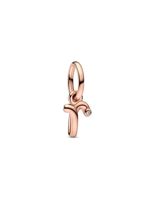 FINAL SALE - Letter R Script Alphabet Dangle Charm