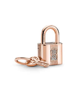 Padlock & Key Dangle Charm