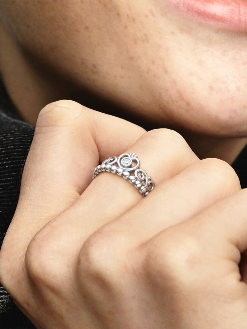 Princess Tiara Crown Ring - Image 2