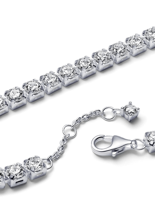 Sparkling Bold Tennis Bracelet - Image 5