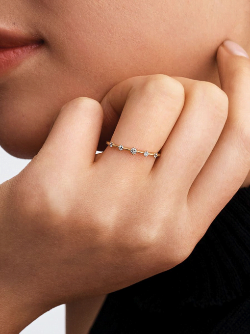 Pandora Era Lab-Grown Diamond Station Ring - Image 4