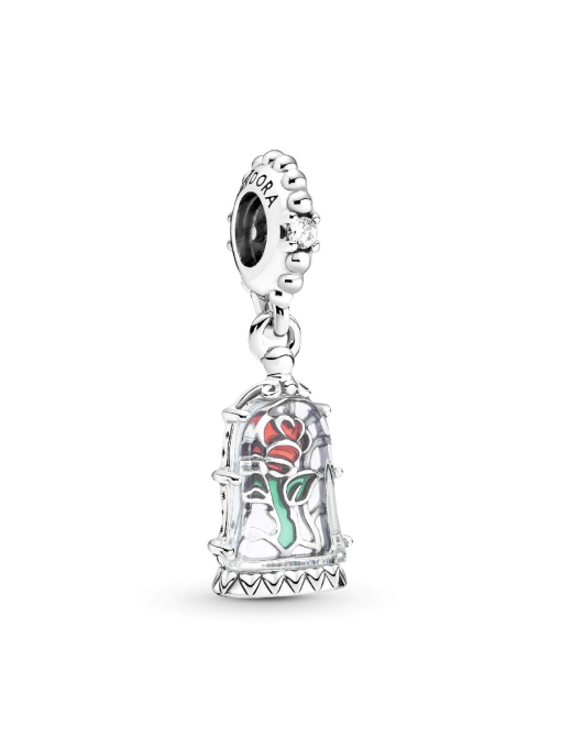 Disney Beauty and the Beast Enchanted Rose Dangle Charm - Image 3