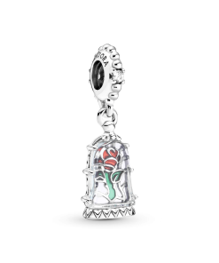 Disney Beauty and the Beast Enchanted Rose Dangle Charm