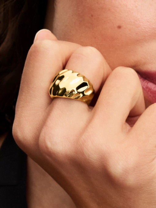 Rippled Statement Ring - Image 2