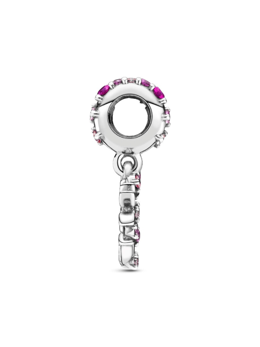 Pink Heart Family Tree Dangle Charm - Image 5