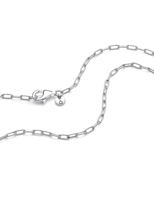 Elongated Link Chain Necklace - Image 5
