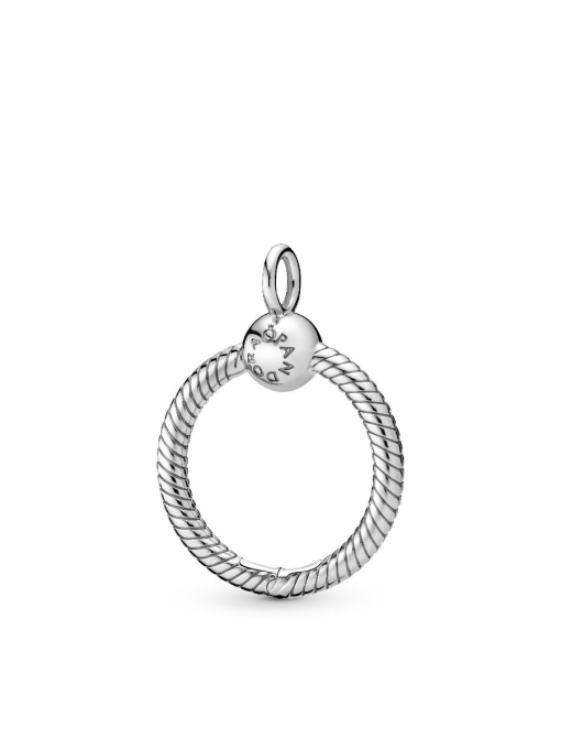 August Birthstone Eternity Circle O Pendant Set - Image 4