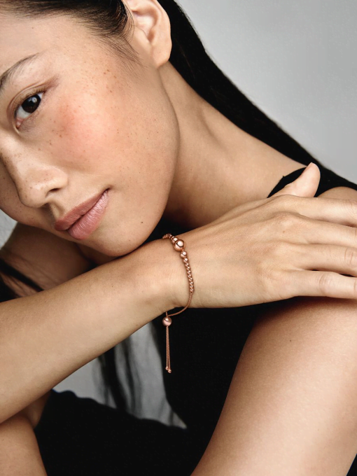 FINAL SALE - String of Beads Slider Bracelet - Image 4