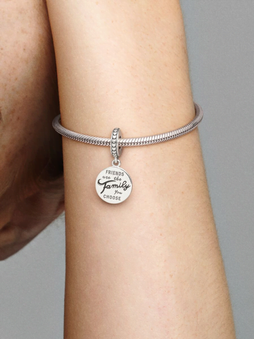 Friends Are Family Dangle Charm - Image 2