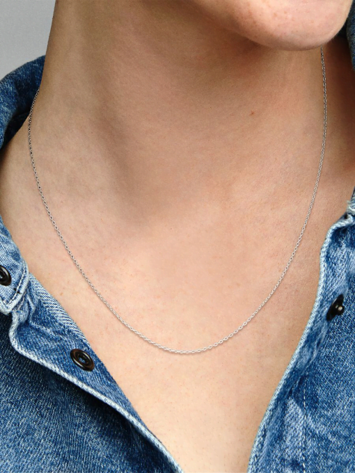Classic Cable Chain Necklace - Image 2