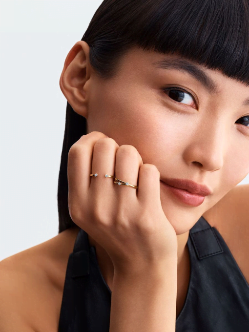 Pandora Era Lab-Grown Diamond Crossover Ring - Image 4