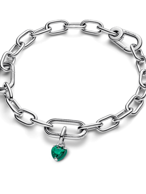 Pandora ME Green Chakra Heart Mini Dangle Charm - Image 7
