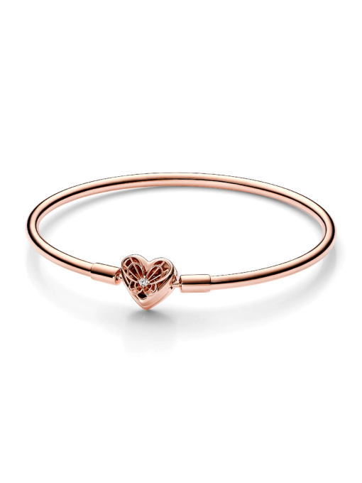 FINAL SALE - Pandora Moments Heart & Butterfly Bangle