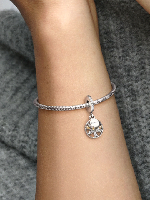 Sparkling Family Tree Dangle Charm - Image 2