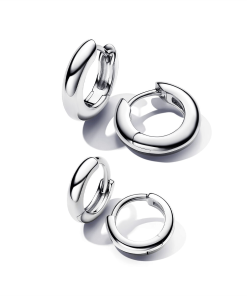 PANDORA ESSENCE Round Hoop Earring Stack