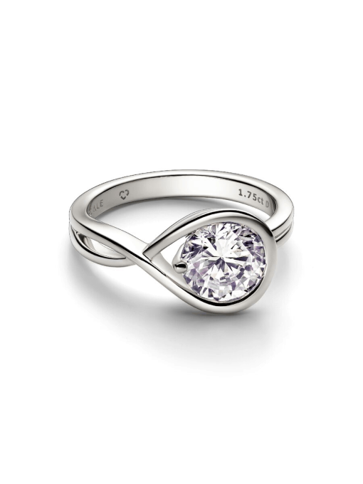 Pandora Infinite 14k White Gold Lab-grown Diamond Ring - Image 5