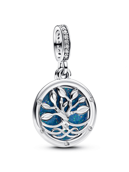 Glow-in-the-dark Infinity Tree Double Dangle Charm - Image 2