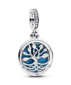Glow-in-the-dark Infinity Tree Double Dangle Charm