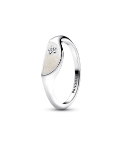 Pandora ME Halved Enamel Signet Ring