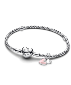 Mother Daughter Dangle Charm Bracelet