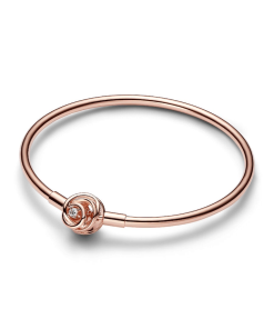 Pandora Moments Encircled Clasp Bangle