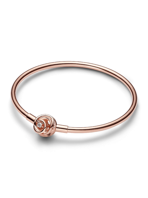 Pandora Moments Encircled Clasp Bangle