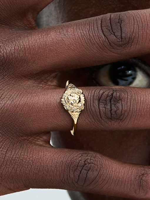 FINAL SALE - Game of Thrones Lannister Lion Ring - Image 2