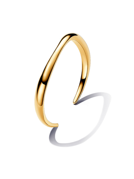 Organically Shaped Open Bangle - Image 3