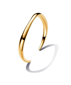 Organically Shaped Open Bangle
