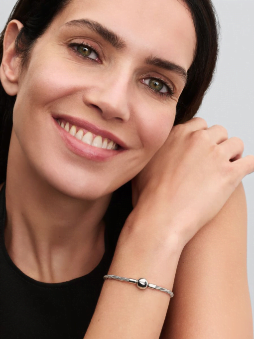 Round Pandora Clasp Twisted Snake Chain - Image 4