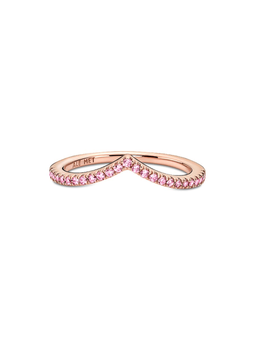 Pandora Timeless Wish Sparkling Pink Ring - Image 3