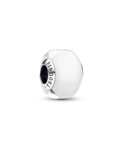White Mini Murano Glass Charm