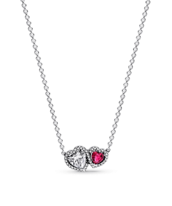 Halo Hearts Pendant Necklace