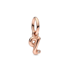 FINAL SALE - Letter Q Script Alphabet Dangle Charm