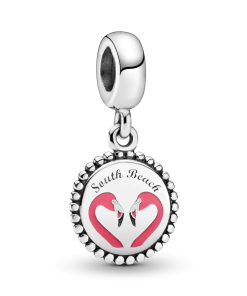 South Beach Flamingo Dangle Charm