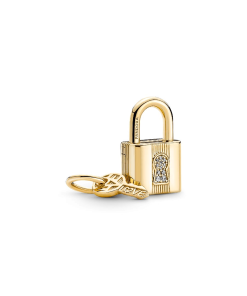 Padlock & Key Dangle Charm