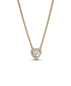 Sparkling Heart Collier Necklace