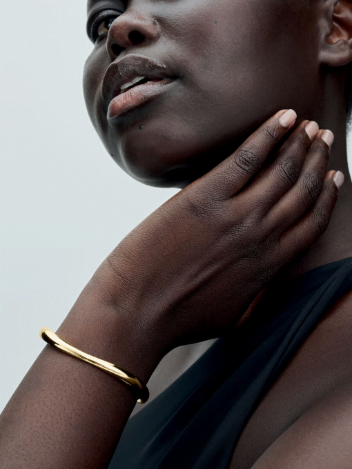 Organically Shaped Open Bangle - Image 4