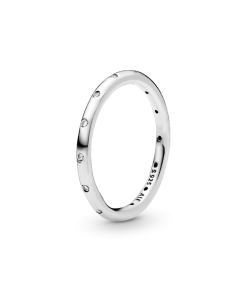Simple Sparkling Band Ring