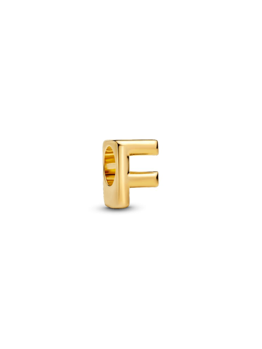 Letter F Charm Necklace - Image 3