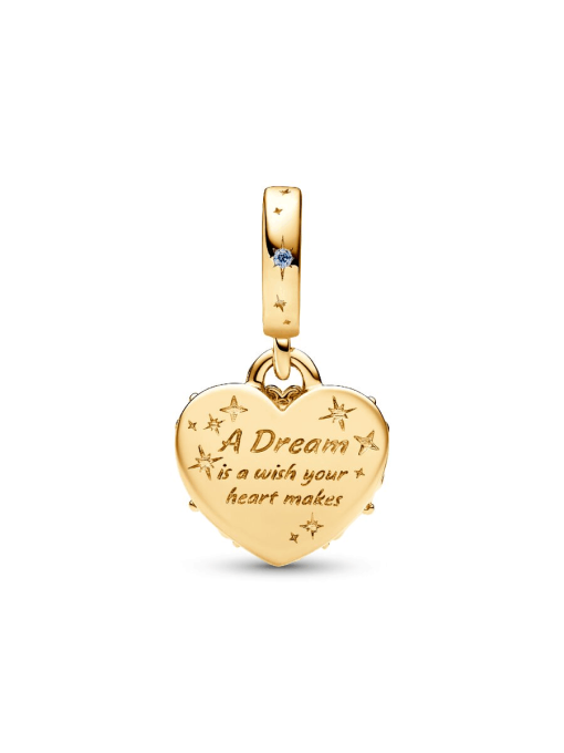 Disney Cinderella's Carriage & Heart Double Dangle Charm - Image 5