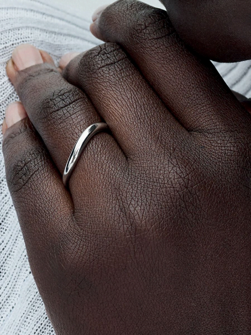 Organically Shaped Band Ring - Image 2